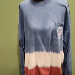 Ivory Ella Navy Blue Cotton Shirt